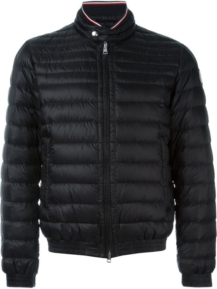 Moncler 'grange' Padded Jacket, Men's, Size: 4, Black, Polyamide/feather Down
