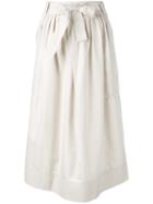 Nehera - Pleated Skirt - Women - Silk/cotton - 38, Women's, Nude/neutrals, Silk/cotton