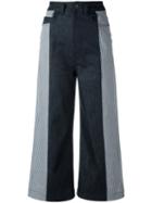 Diesel Black Gold Striped Panel Jeans, Women's, Size: 26, Blue, Cotton/polyester/spandex/elastane