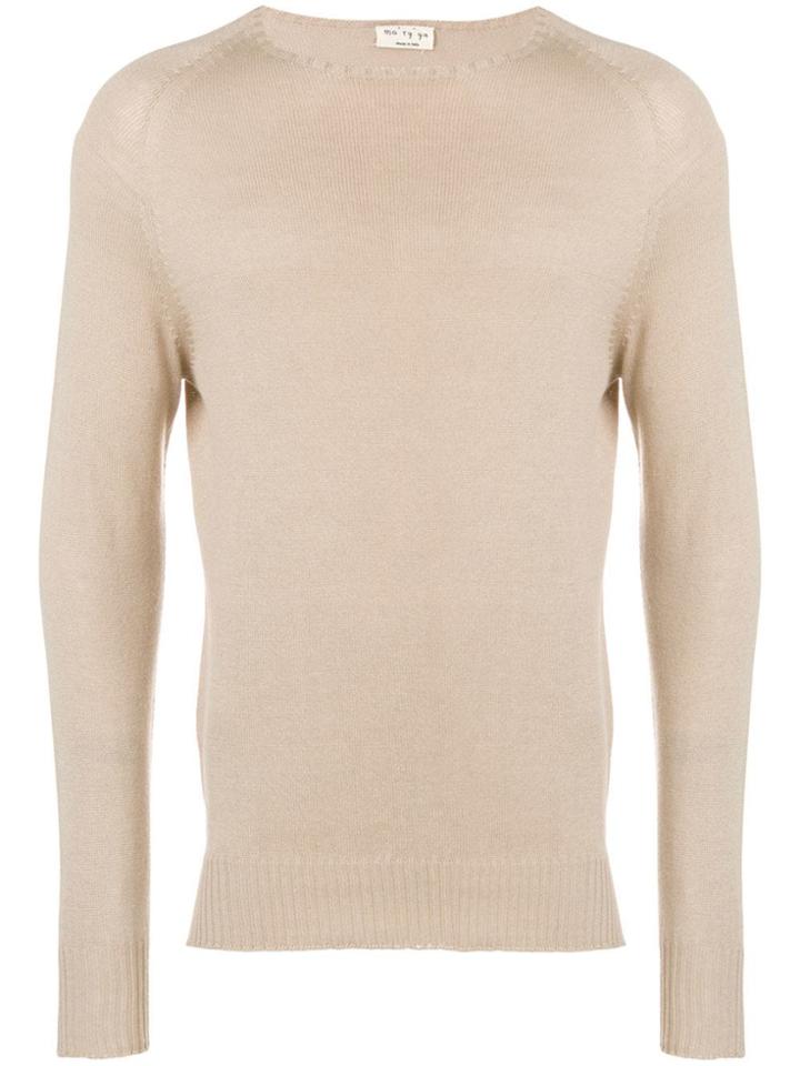 Ma'ry'ya Crew Neck Jumper - Neutrals