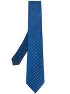 Lanvin Checked Tie - Blue