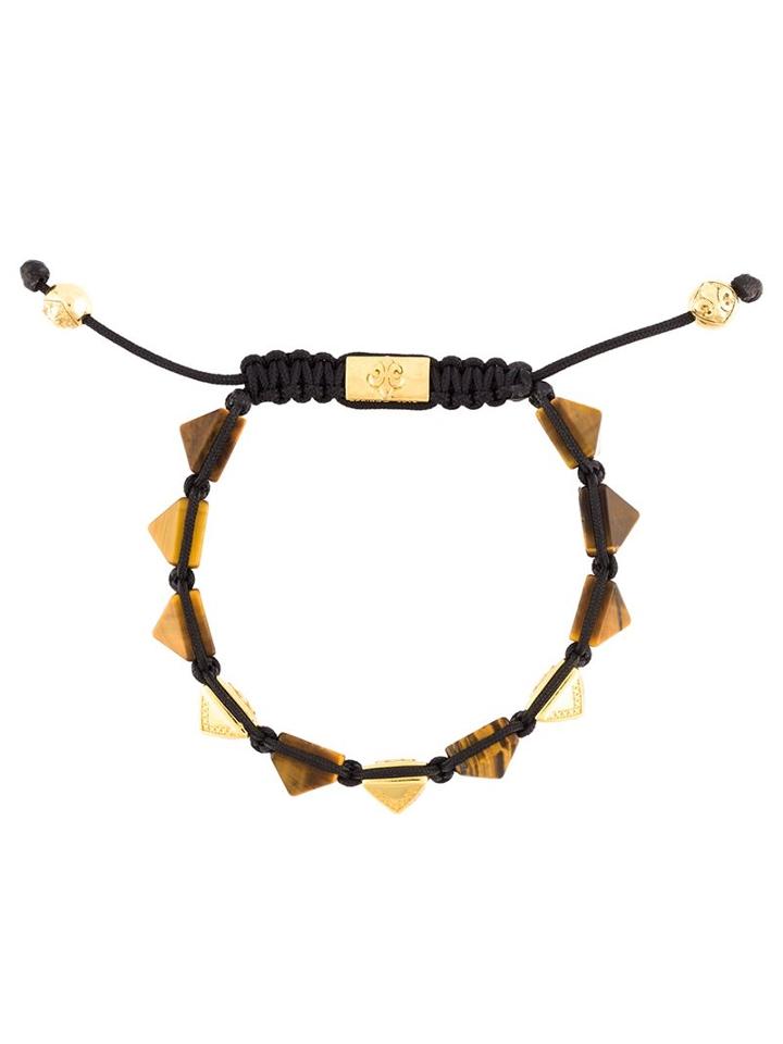 Nialaya Jewelry Himalaya Bead Bracelet, Men's, Size: Xl, Black