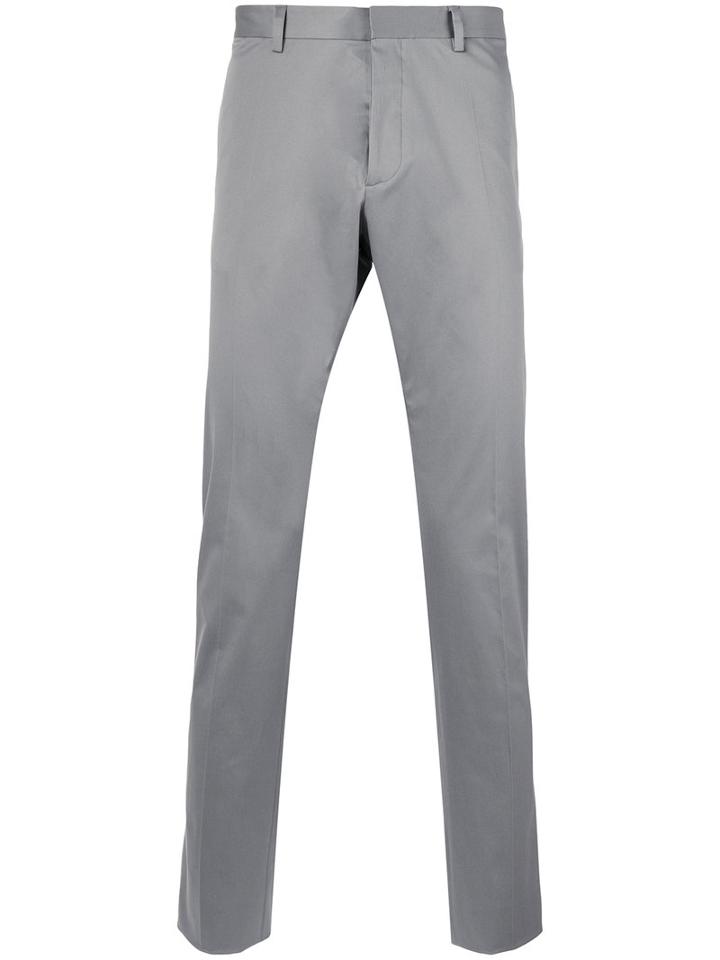 Dsquared2 Slim Fit Trousers, Men's, Size: 50, Grey, Cotton/spandex/elastane
