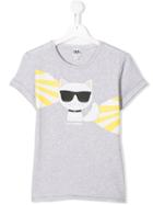 Karl Lagerfeld Kids Teen Cat T-shirt - Grey