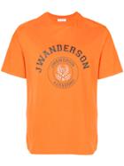 Jw Anderson Logo Print T-shirt - Yellow & Orange
