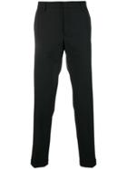 Prada Turn Up Cuffs Tailored Trousers - Black