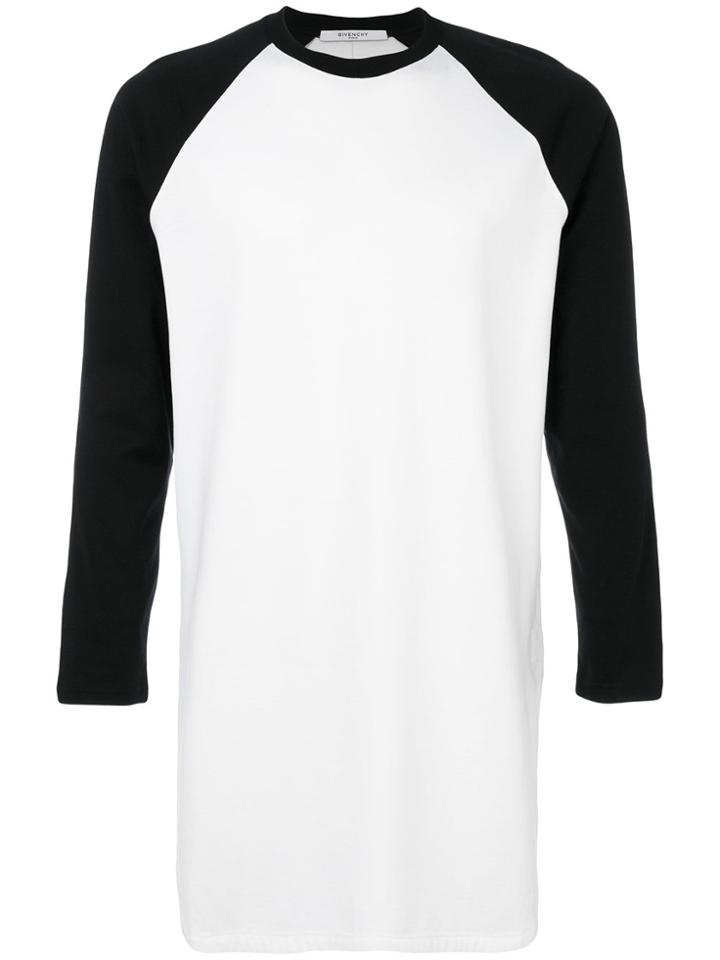 Givenchy Contrast Sleeve Top - White