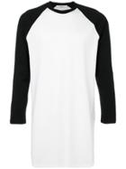 Givenchy Contrast Sleeve Top - White