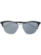 Mcq By Alexander Mcqueen Eyewear Oversized Mirrored Sunglasses - Black