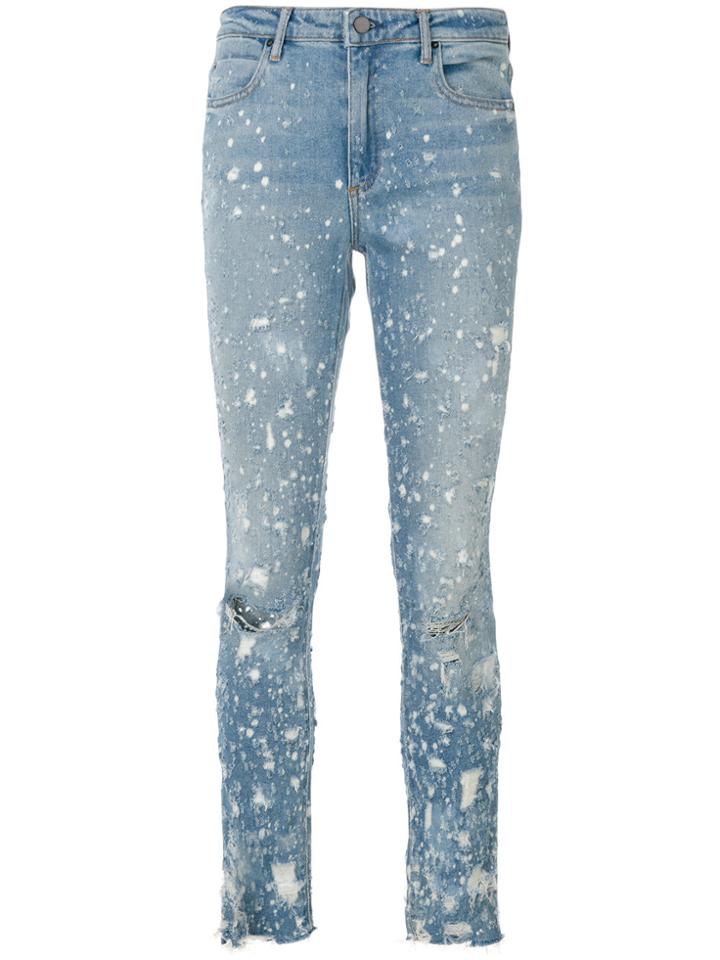 Alexander Wang Slim-fit Faded Jeans - Blue