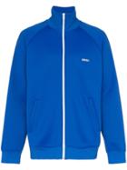 Kenzo Zip Up Stand Collar Track Jacket - Blue