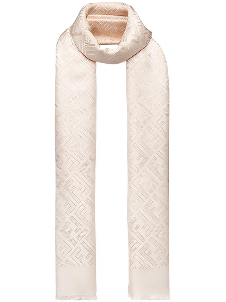 Fendi Ff Motif Scarf - Pink & Purple