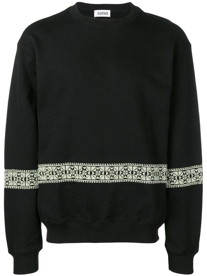 Adish Crew Neck Jumper - Black