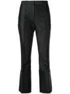 Rokh Cropped Slim-fit Trousers - Black