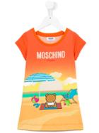 Moschino Kids Bear Beach T-shirt, Girl's, Size: 10 Yrs
