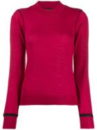 Armani Exchange Fine Knit Sweater - Pink