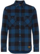 Neighborhood Checked Cotton Shirt - Blue