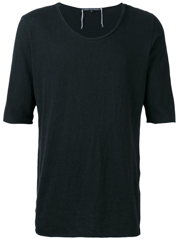 Cedric Jacquemyn Raw Edge T-shirt - Black