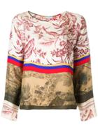 Pierre-louis Mascia Long-sleeve Printed Blouse - Multicolour