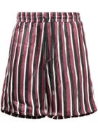Stampd Striped Pyjama Style Shorts - Multicolour