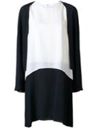 Muller Of Yoshiokubo Attached Cardigan Dress, Women's, Size: 38, Black, Rayon