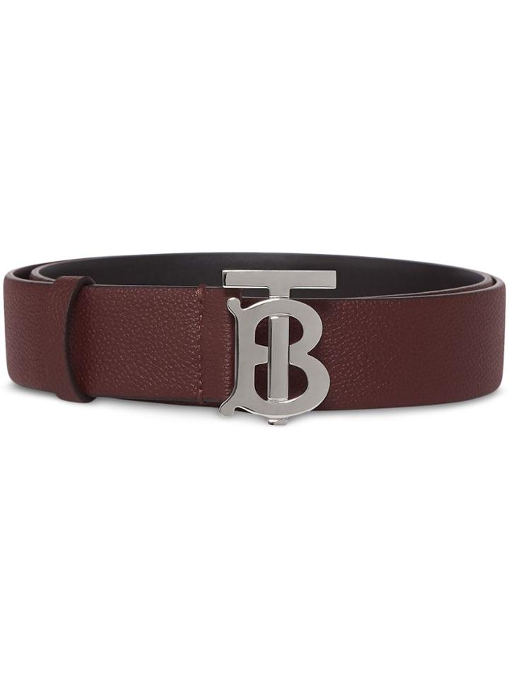 Burberry Monogram Motif Belt - Red