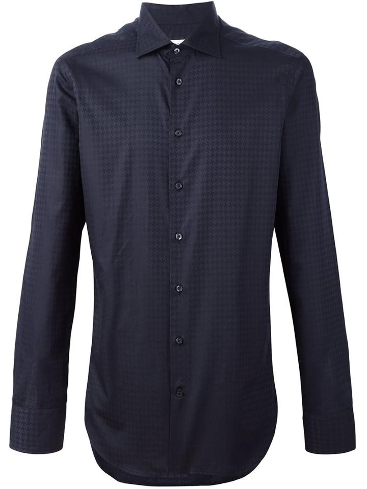 Etro Square Check Shirt
