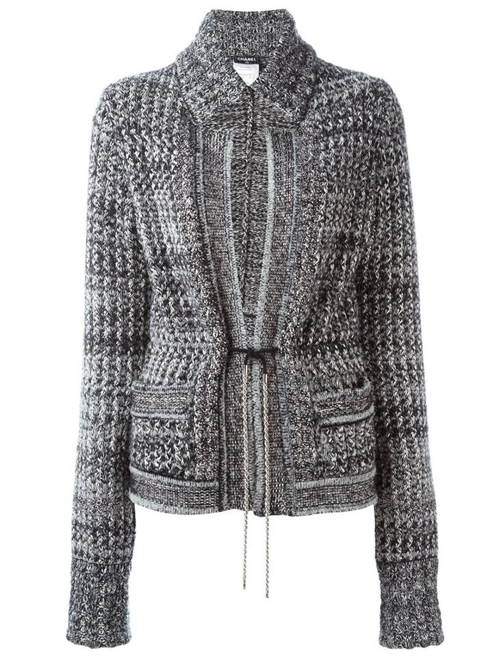 Chanel Vintage Tie Waist Cardigan