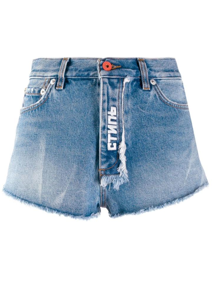 Heron Preston Jean Shirt - Blue
