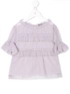 Velveteen Hillary Mesh Top - Pink & Purple