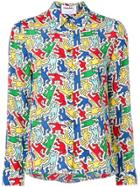 Alice+olivia Dancing Man Shirt - White