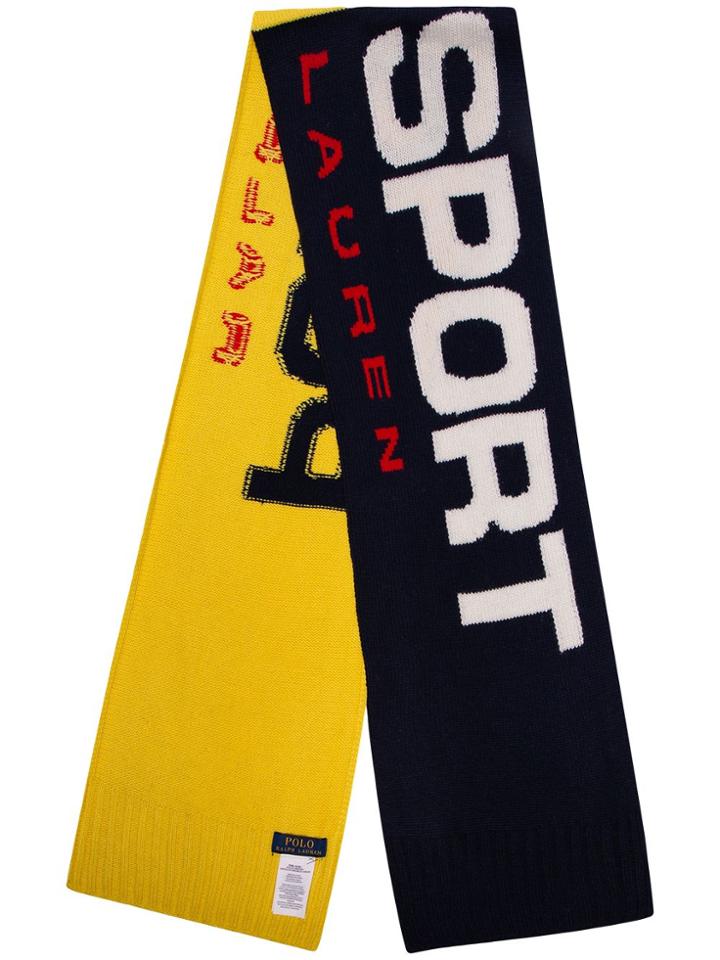 Polo Ralph Lauren Colour-block Logo Scarf - Multicolour