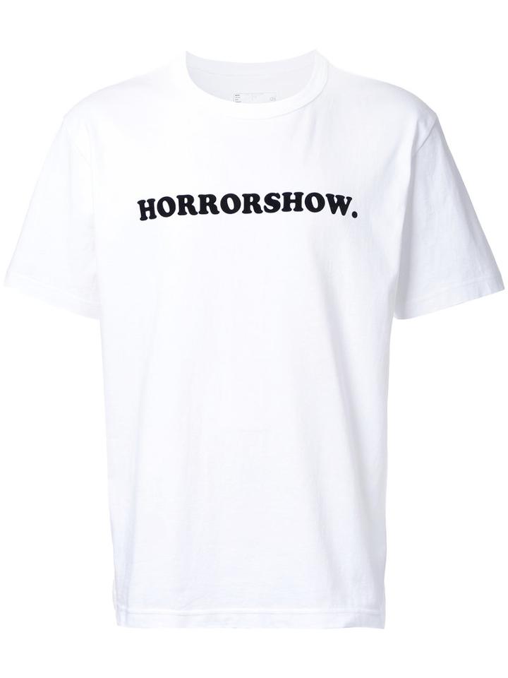 Sacai - Horrorshow T-shirt - Men - Cotton - 1, White, Cotton