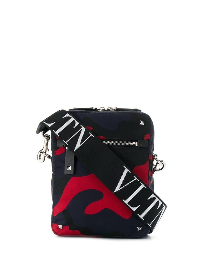 Valentino Valentino Garavani Vltn Camouflage Cross-body Bag - Blue