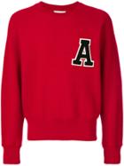 Ami Alexandre Mattiussi A Patch Sweatshirt - Red