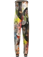 Jean Paul Gaultier Vintage Strapless Star Printed Jumpsuit - Black