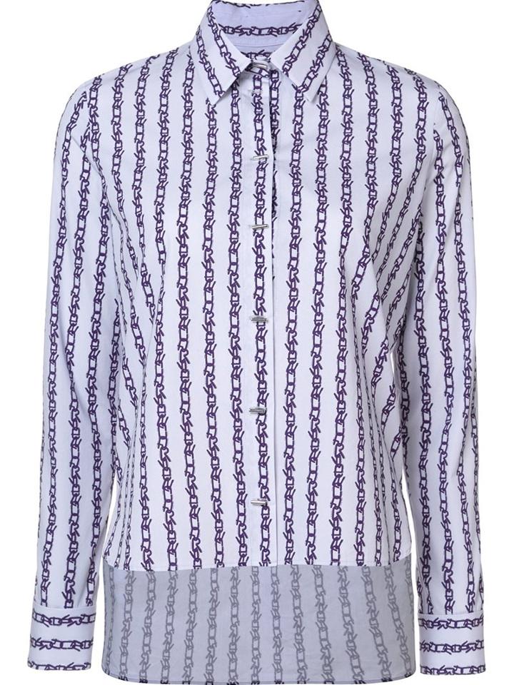 Carven Barbed Wire Print Shirt