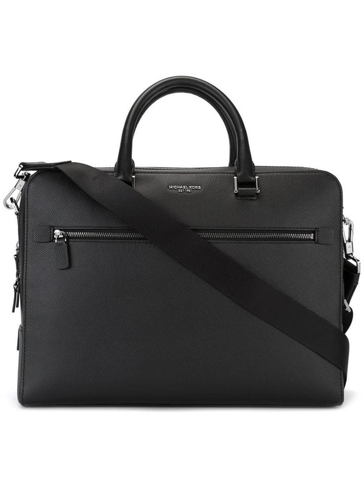 Michael Kors Zipped Messenger Bag - Black