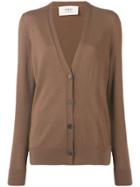 Ports 1961 Button V-neck Cardigan - Brown