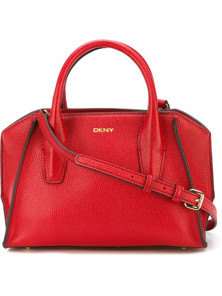 Dkny Mini Chelsea Crossbody Bag, Women's, Red, Leather