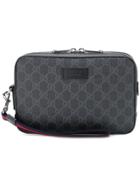 Gucci Gg Supreme Wash Bag - Black