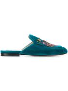 Gucci Princetown Slippers - Blue