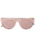 Linda Farrow Pink 136 C30 Cat Eye Sunglasses - Yellow & Orange