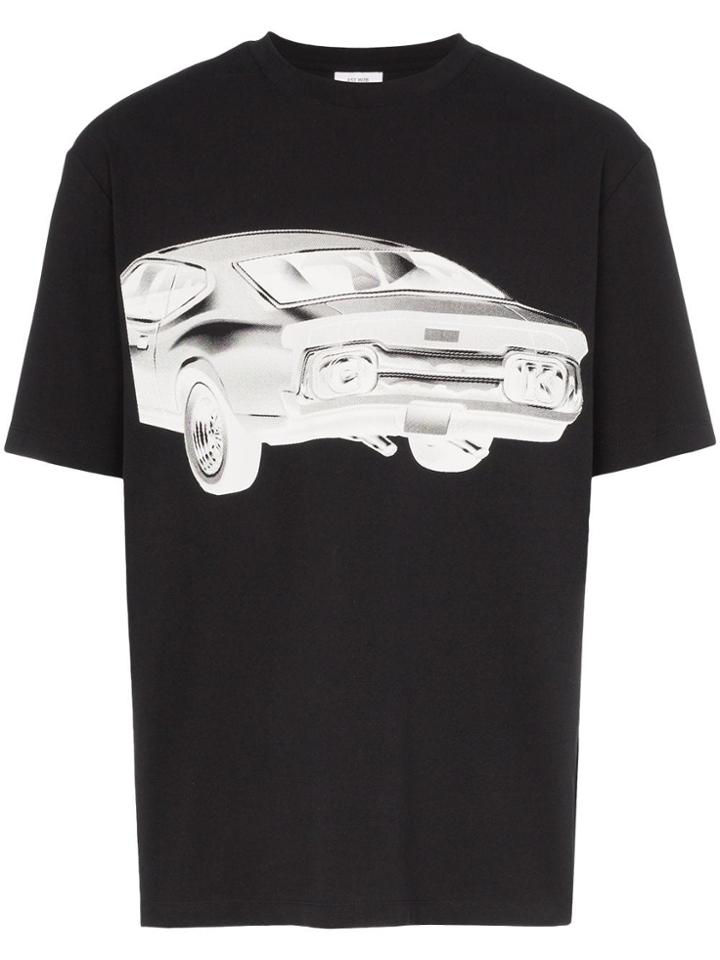 Calvin Klein Jeans Est. 1978 Car Print Cotton T-shirt - Black