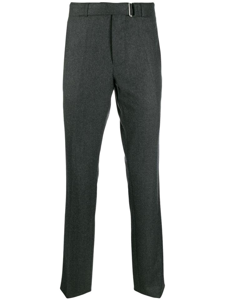 Officine Generale Paul Straight Leg Trousers - Grey