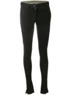 Isaac Sellam Experience Mid-rise Skinny Leather Trousers - Black