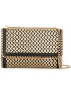 Stella Mccartney Woven Effect Shoulder Bag - Metallic
