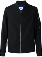 Fadeless Reversible Bomber Jacket, Men's, Size: Medium, Black, Cotton
