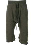 Thom Krom Drop-crotch Track Shorts - Green