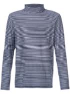 A.p.c. Striped Turtle Neck - Blue